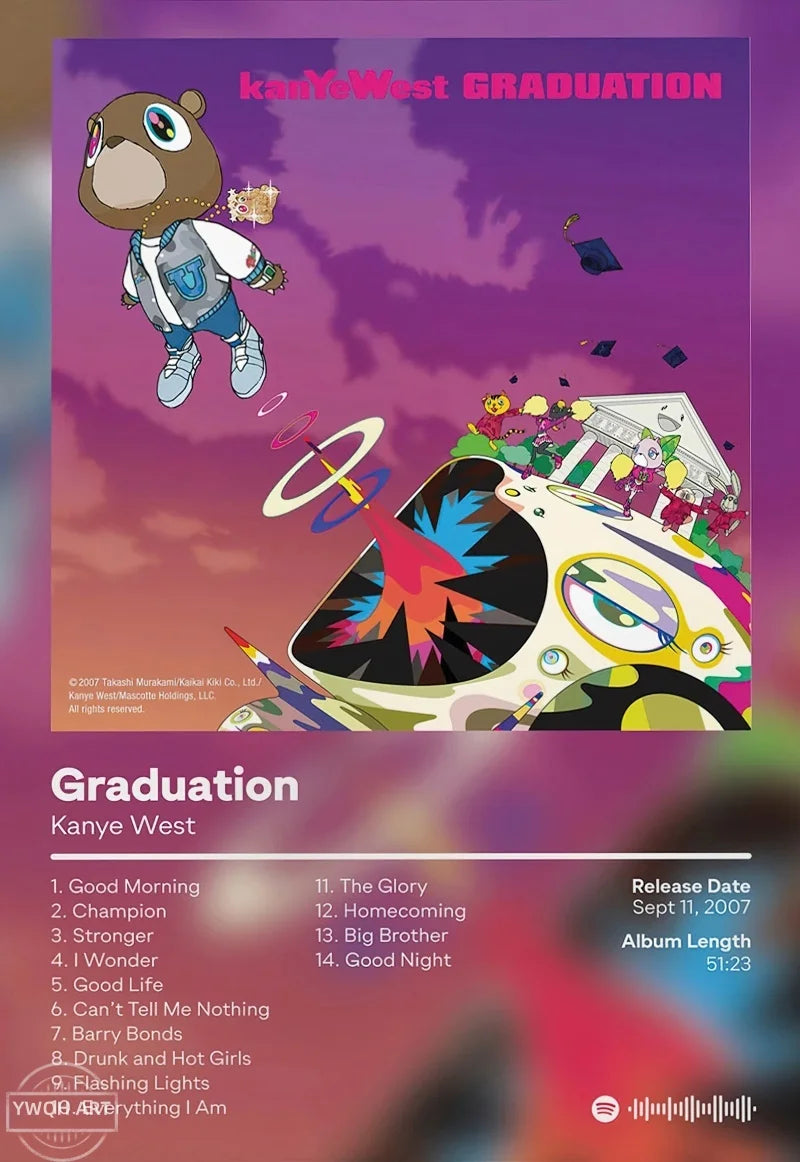 Hip Hop Album Cover Canvas Posters — Unframed Wall Art — product image 12