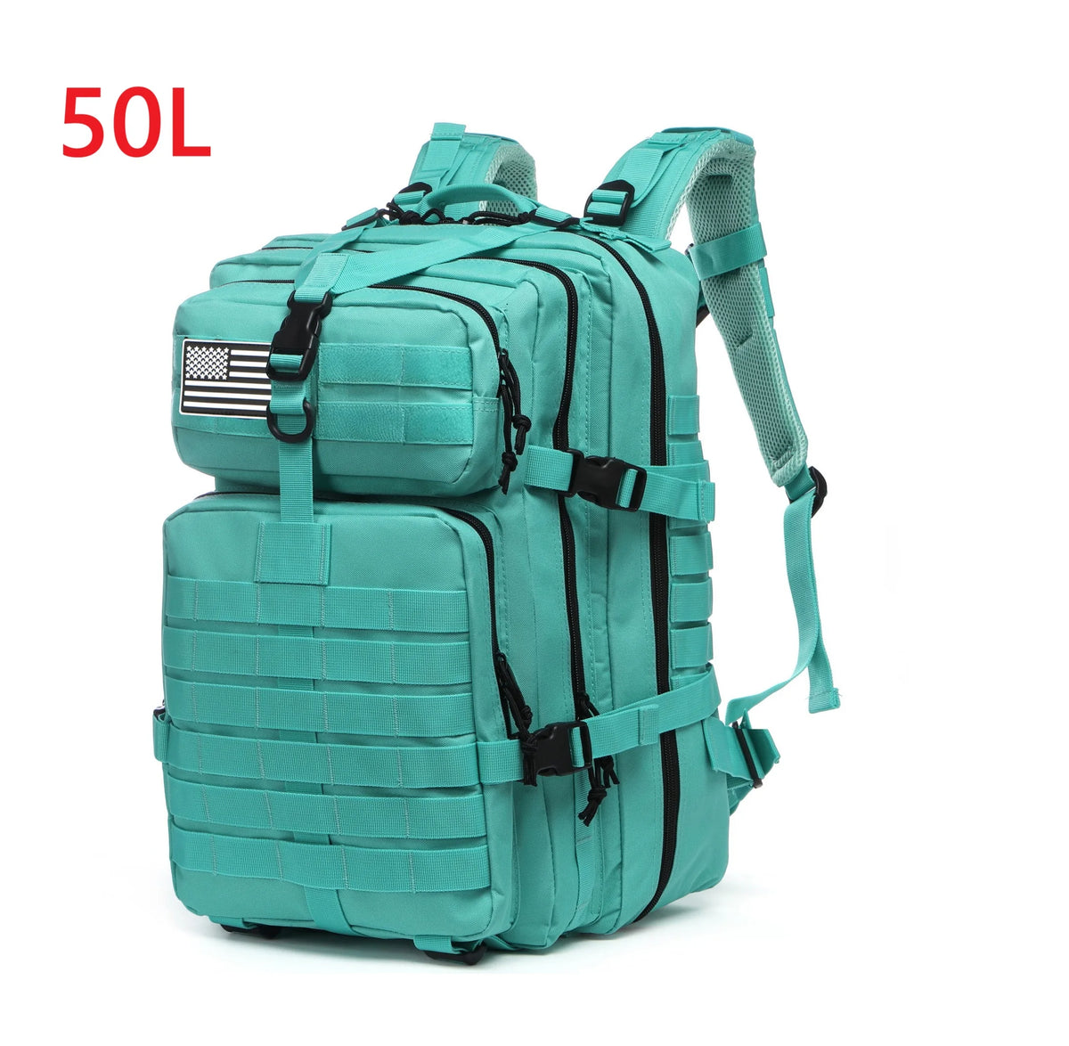 50L Tactical Backpack — Waterproof Nylon, Hiking & Camping — product image 16