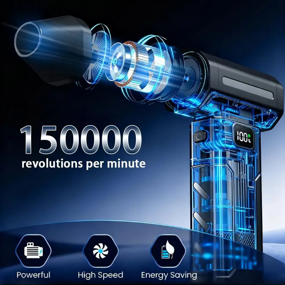 Brushless Turbo Jet Blower — 150,000 RPM Cordless Air Duster — product image 3