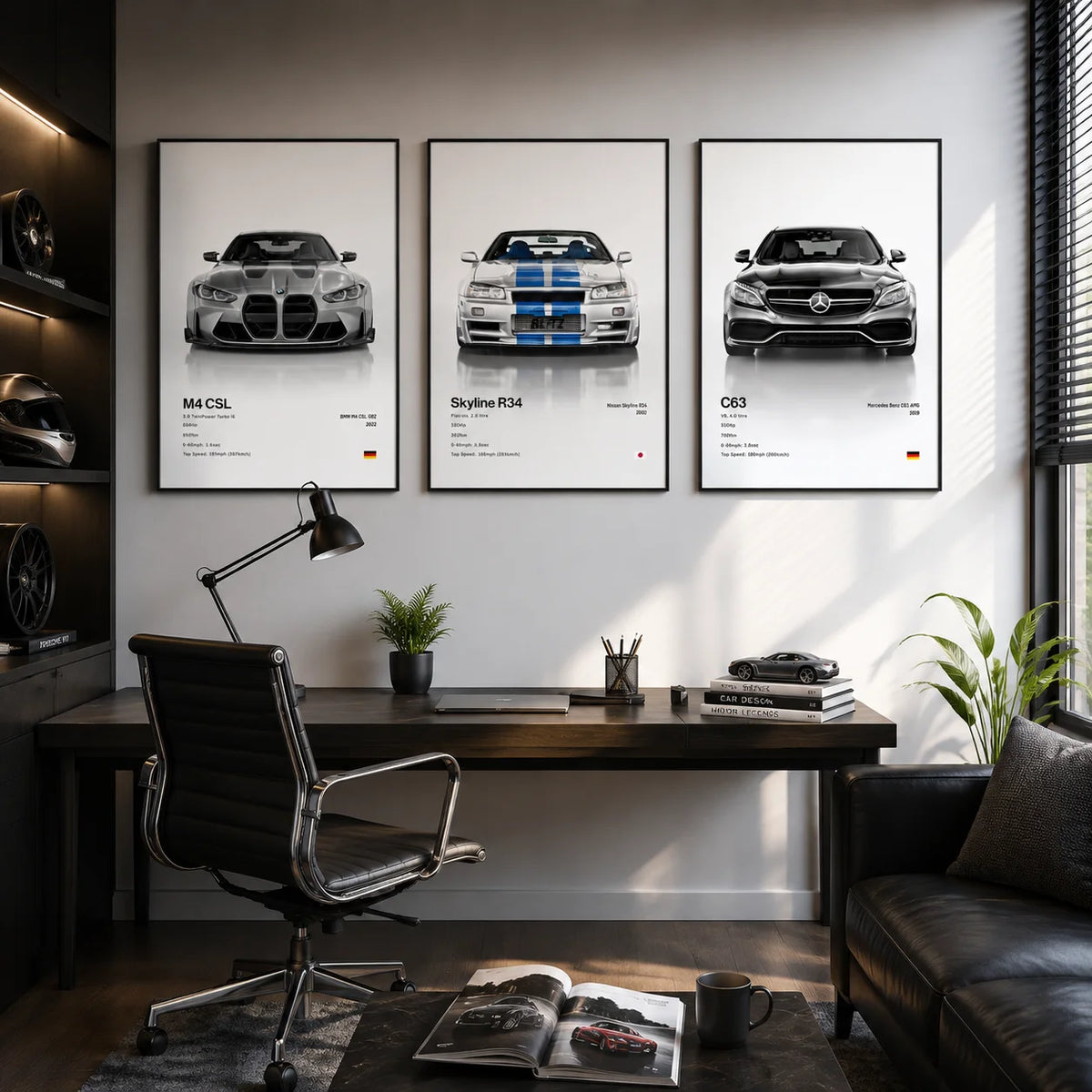 Supercar Canvas Wall Art Poster — Unframed, Choice of Designs — product image 2