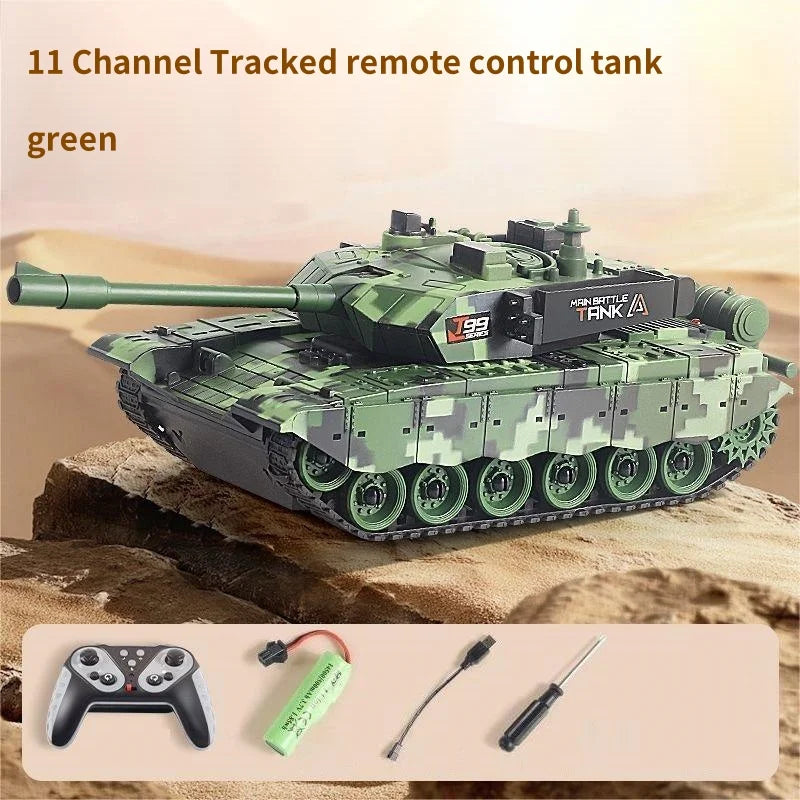 2.4GHz RC Battle Tank — Military Model with Sound & Light — product image 13