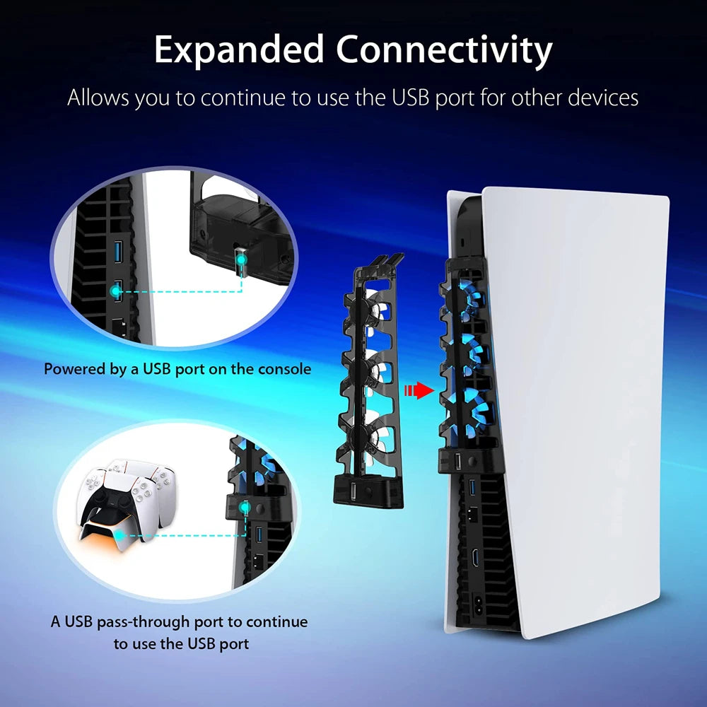PS5 Cooling Fan — LED, for Disc & Digital Editions — product image 4