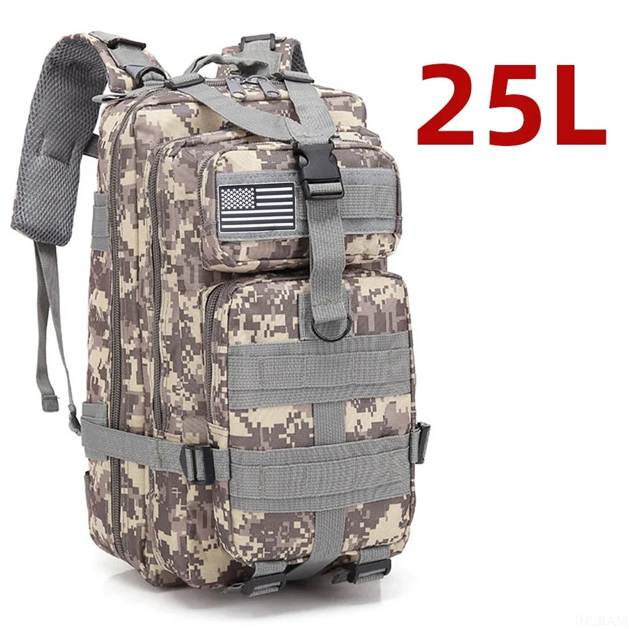 50L Tactical Backpack — Waterproof Nylon, Hiking & Camping — product image 12