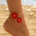 Flower Pendant Anklet — product image 7