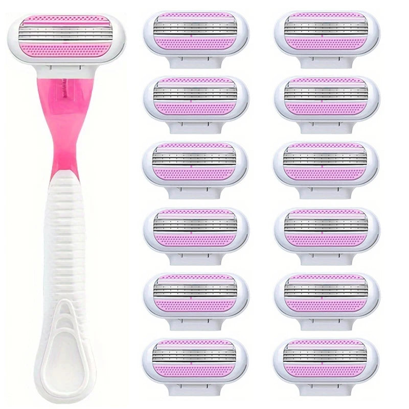 Women's Razor Blade Refills — 3-Layer Heads, 3 to 18 Pack — product image 11