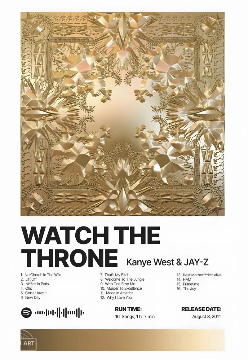 Hip Hop Album Cover Canvas Posters — Unframed Wall Art — product image 17