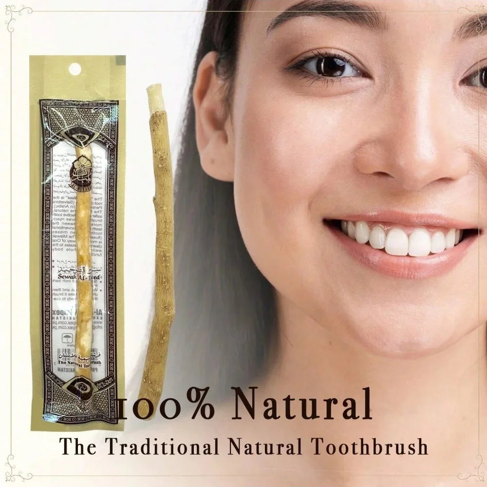 Traditional miswak natural toothbrush sticks