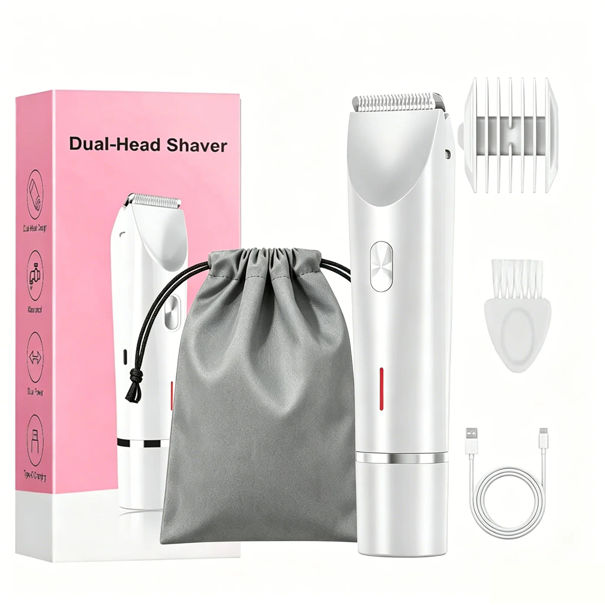 Women's Electric Shaver & Epilator — Dual Head, Body & Bikini — product image 9
