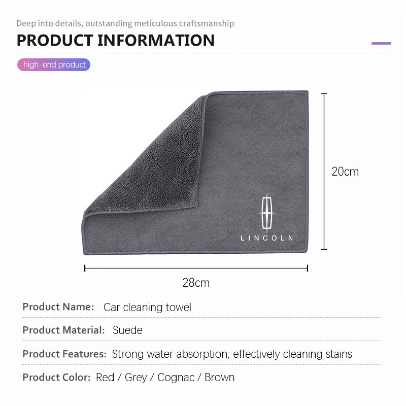 Microfibre Car Drying Towel — High Absorbency, 4 Colours — product image 6