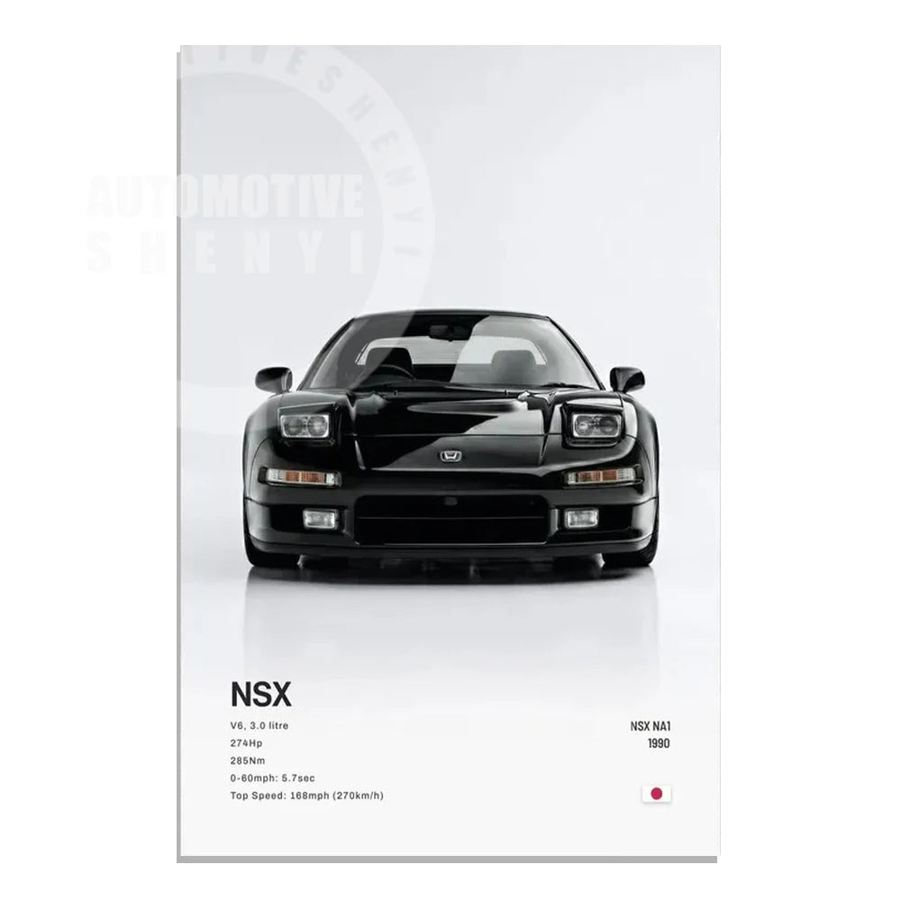 Supercar Canvas Wall Art Poster — Unframed, Choice of Designs — product image 26