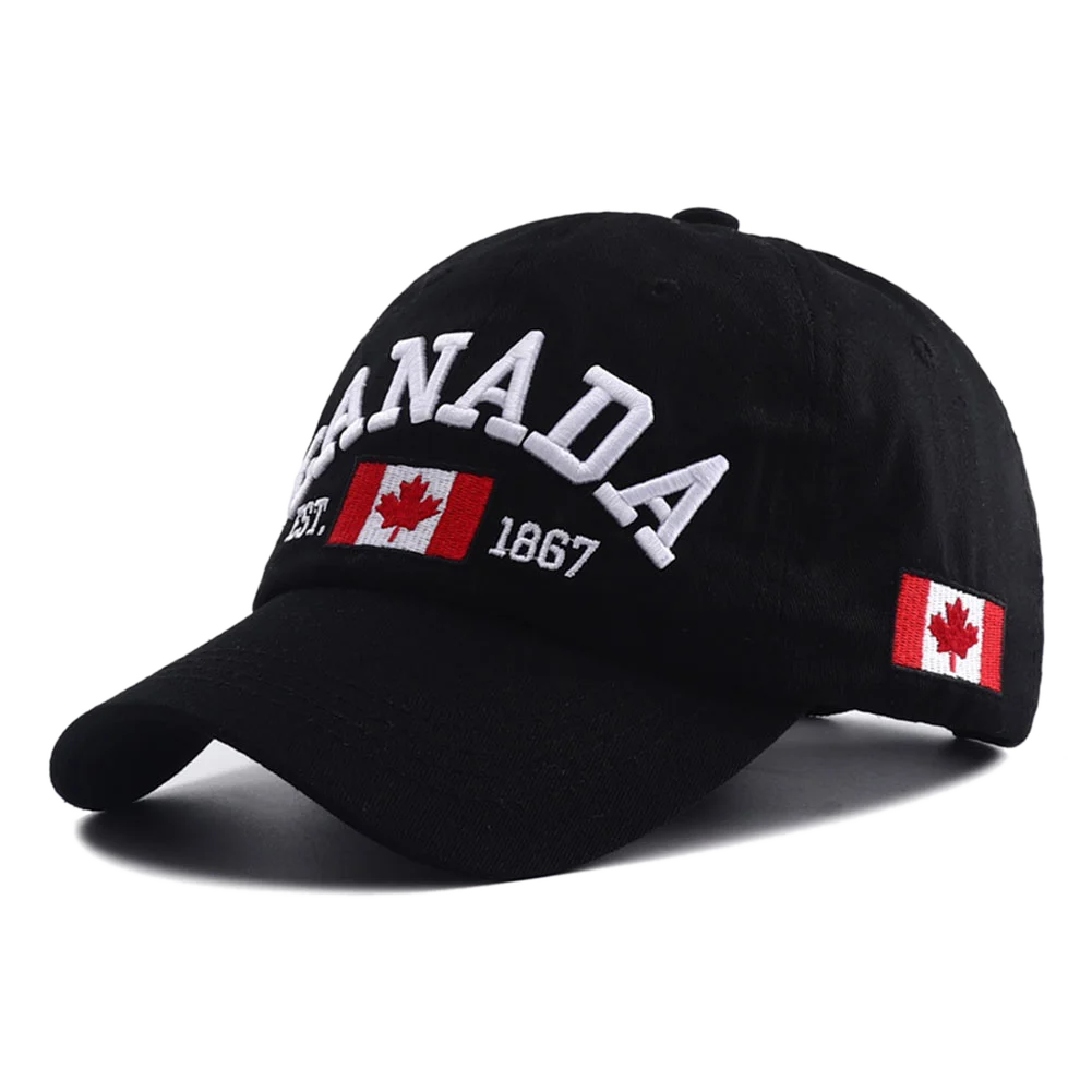 Canada Flag Embroidered Baseball Cap — Adjustable Snapback — product image 10