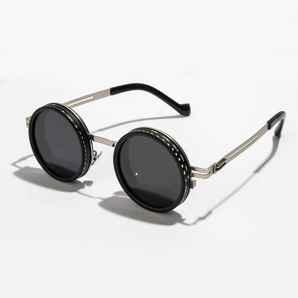 Round Polarized Sunglasses — UV400, Alloy Frame, Unisex — product image 4