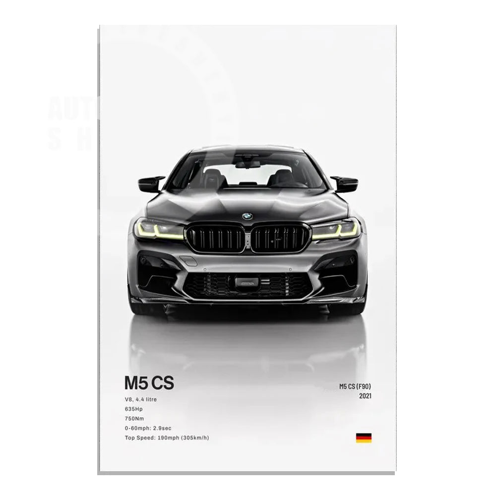 Supercar Canvas Wall Art Poster — Unframed, Choice of Designs — product image 27