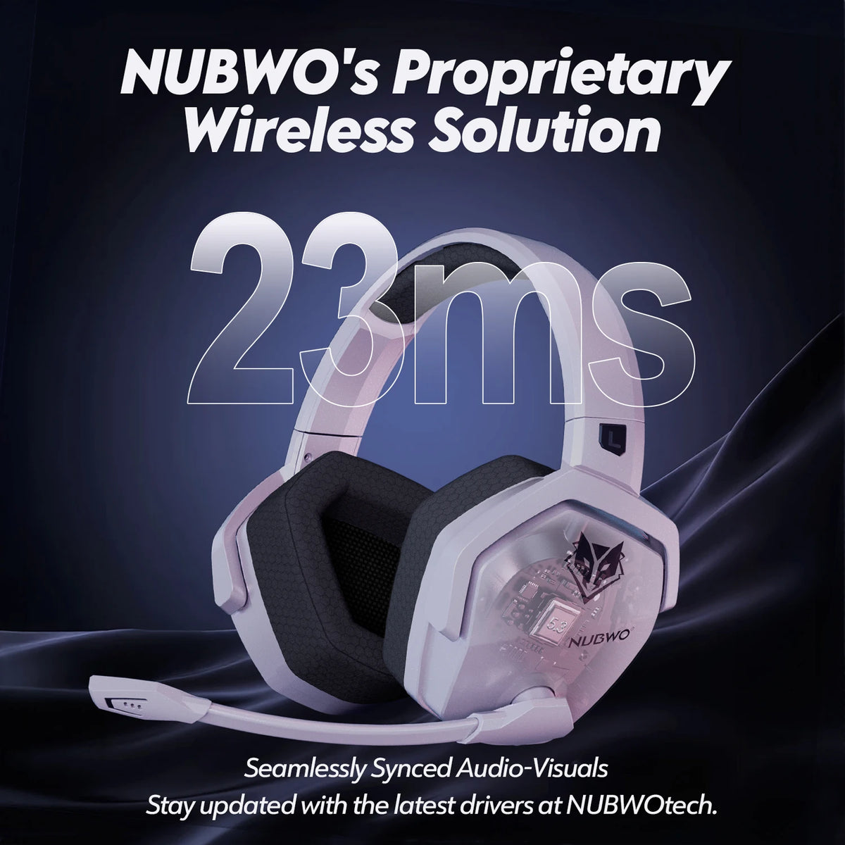 NUBWO G06 Wireless Gaming Headset — 2.4GHz & Bluetooth 5.3 — product image 3