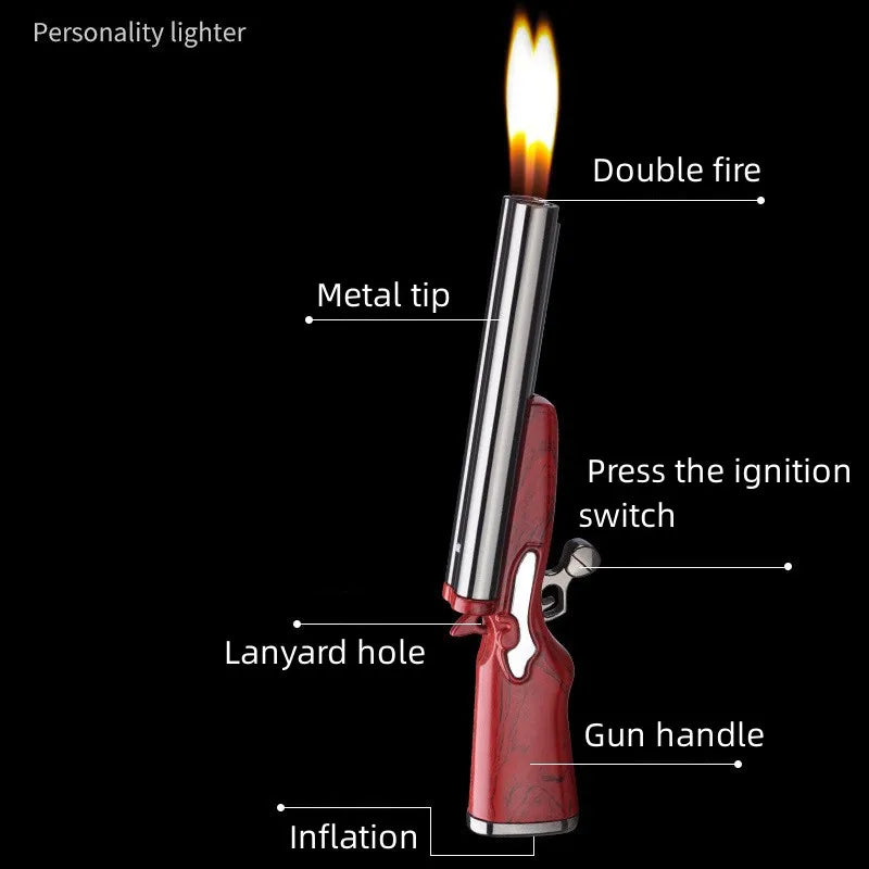 Shotgun Dual Flame Refillable Lighter — product image 2