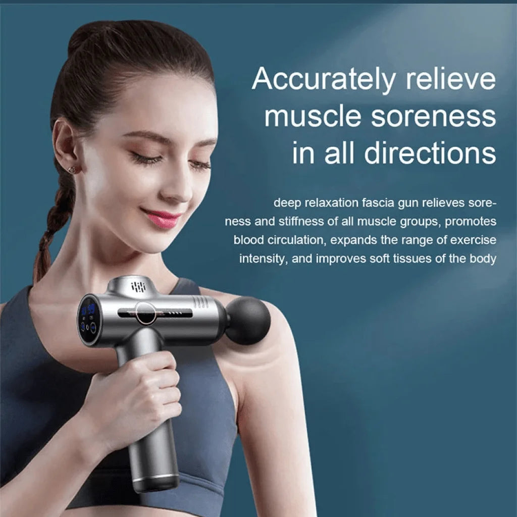 Percussion Massage Gun — Cordless, Multi-Speed, USB-C — product image 2