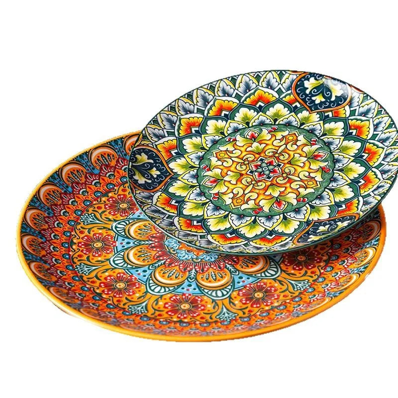 Vintage Ceramic Plates — Flat & Shallow, Steak and Pasta — product image 5