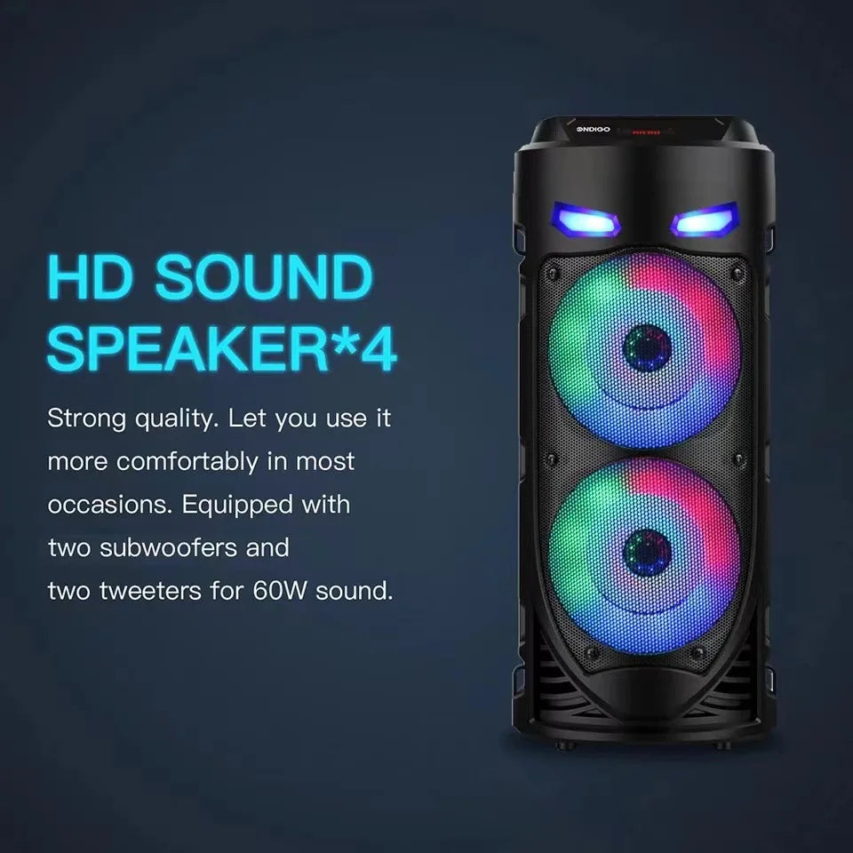 Portable Bluetooth Speaker — LED Lights, Wireless Boombox — product image 5