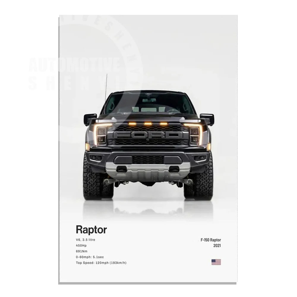 Supercar Canvas Wall Art Poster — Unframed, Choice of Designs — product image 29