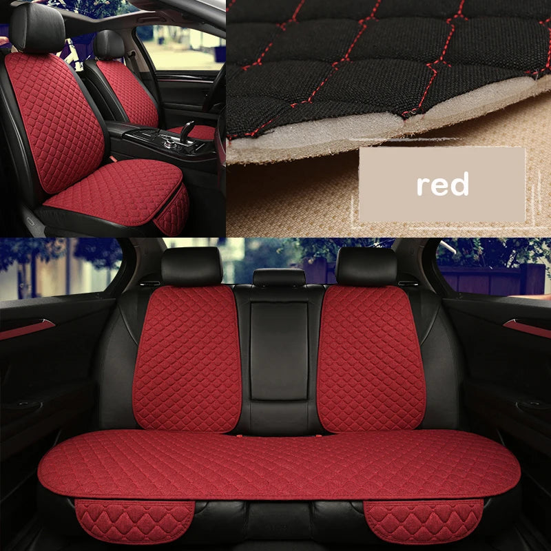 Linen Car Seat Covers — Breathable Flax, Front, Rear or Full Set — product image 25