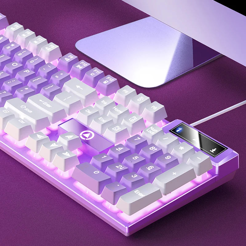 Gaming Keyboard Wired Laptop Desktops PC Computer Office Accessories Low Profile Gamer Keyboards With — product image 3