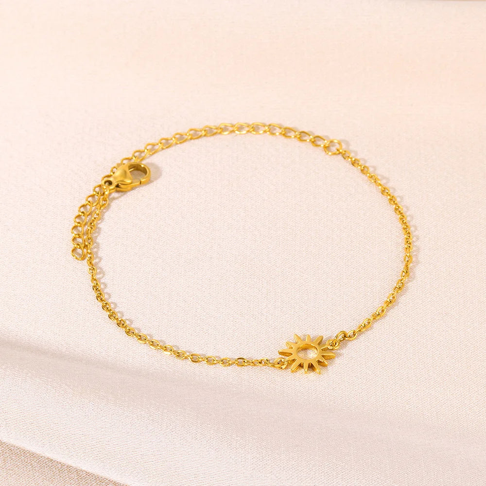 Gold-Tone Pearl and Chain Anklet — product image 8