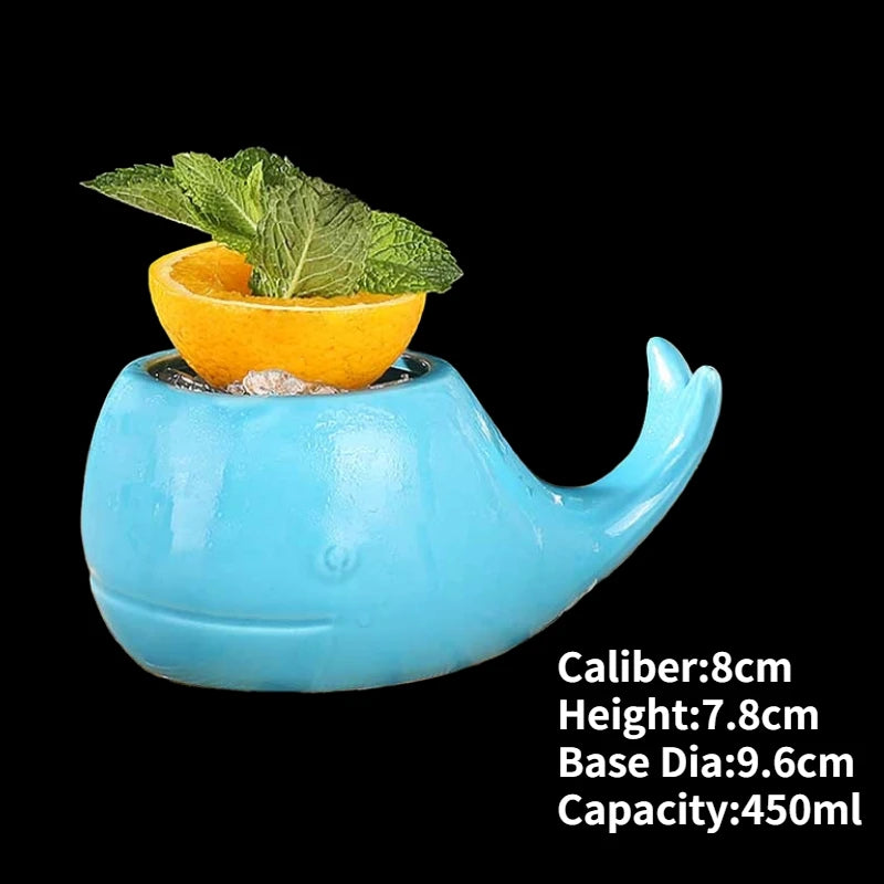 Ceramic Tiki Mug — Hawaiian Cocktail Cup, Bar Gift — product image 19