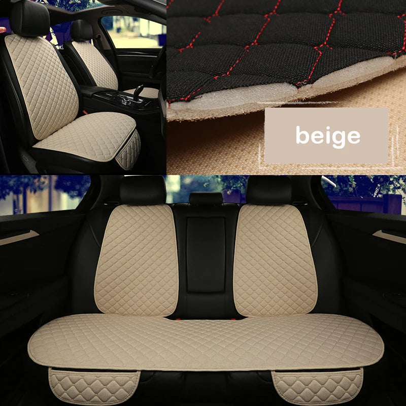 Linen Car Seat Covers — Breathable Flax, Front, Rear or Full Set — product image 26