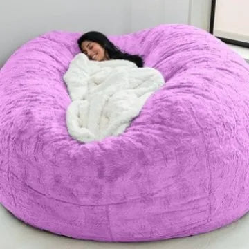Fur-Style Bean Bag Sofa Chair — Single Seat — product image 14