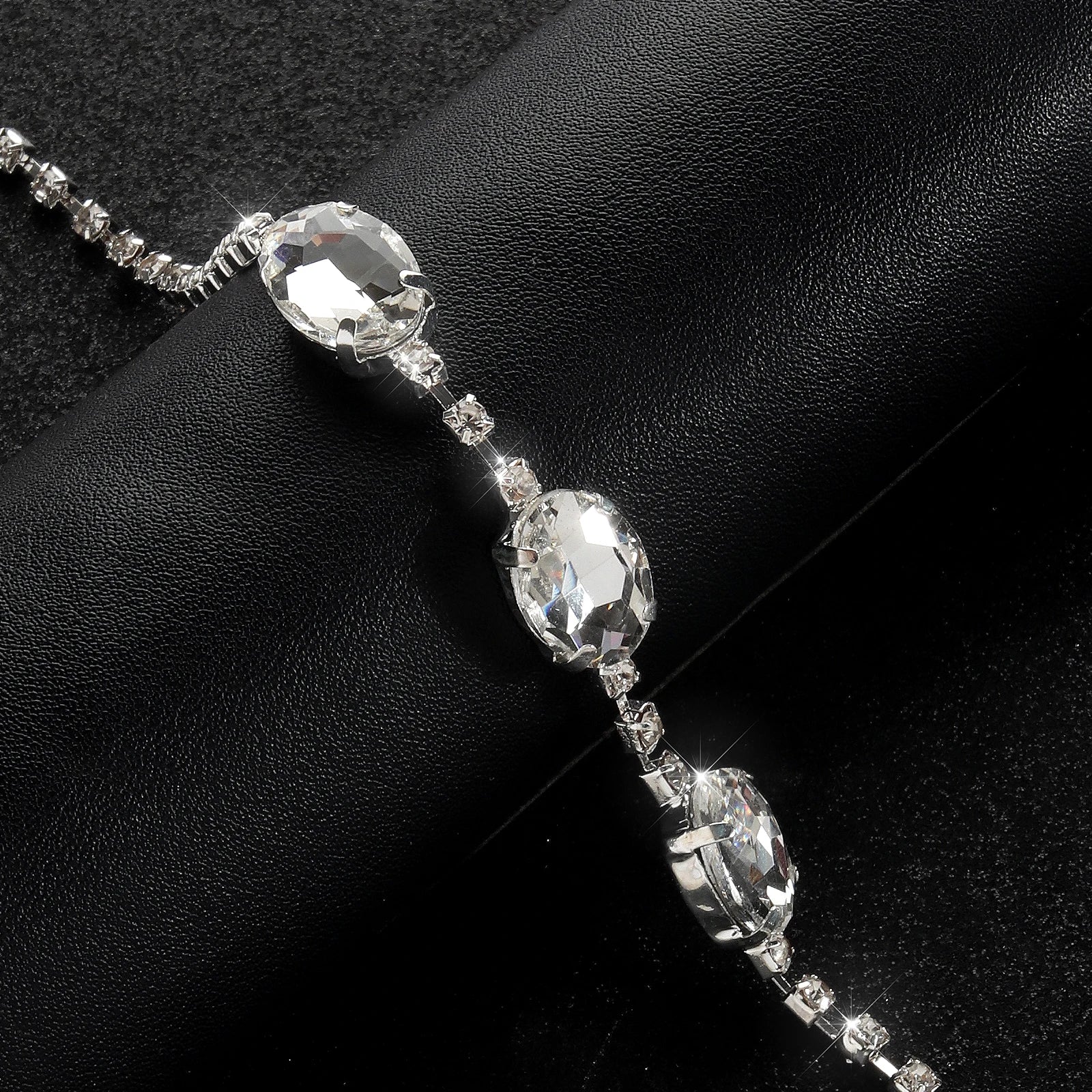 Waterdrop Rhinestone Back Chain — product image 5