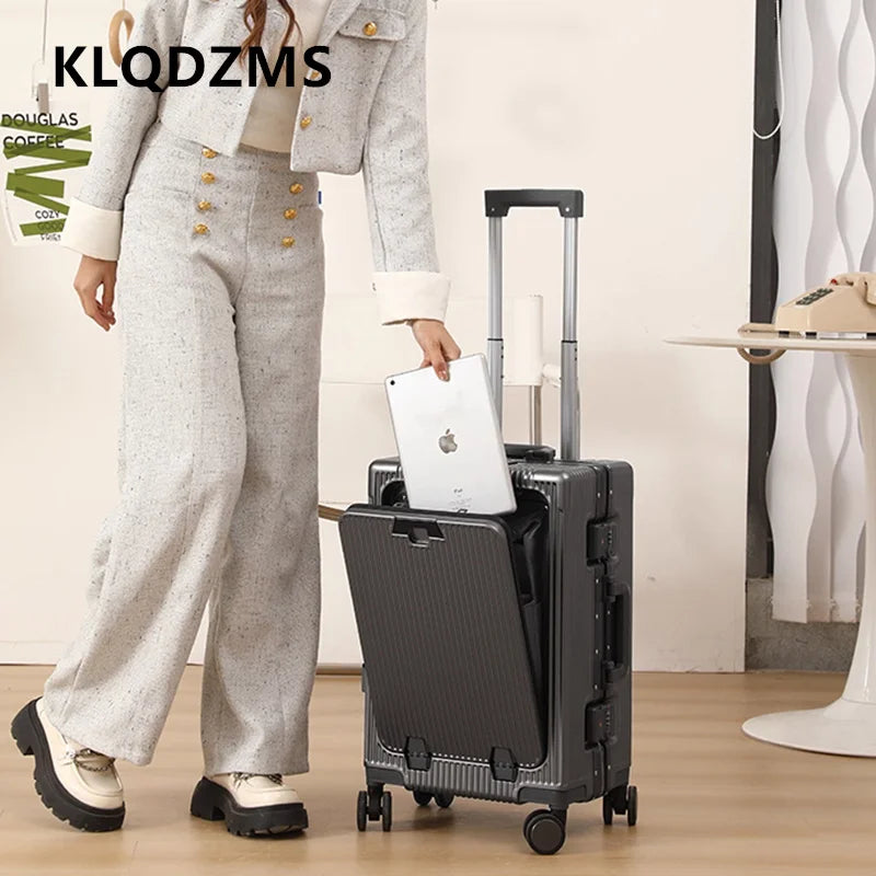 Aluminium Frame Trolley Suitcase — USB Port, 20" & 24" — product image 3