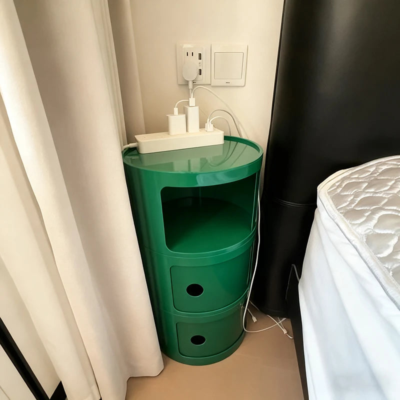 Plastic Nightstand — 5-Drawer Bedside Storage Table — product image 4