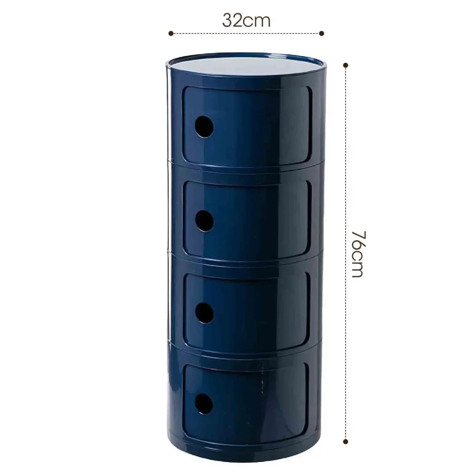 Plastic Nightstand — 5-Drawer Bedside Storage Table — product image 30