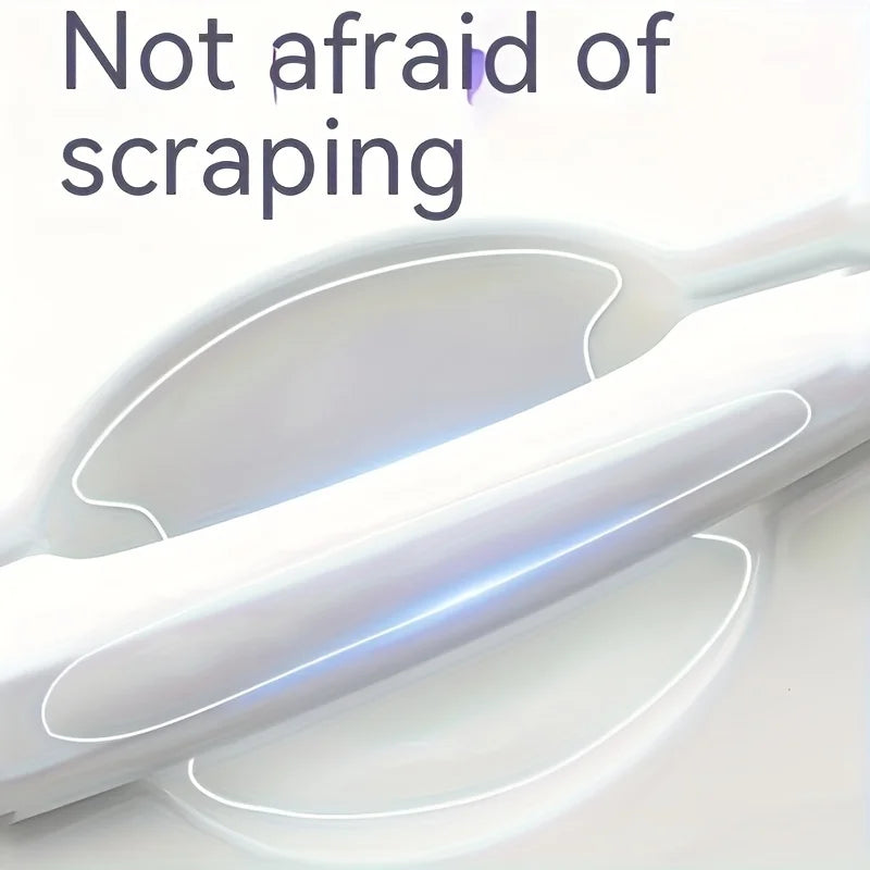 TPU Door Handle Protection Film — Clear Anti-Scratch, 8 Pack — product image 4
