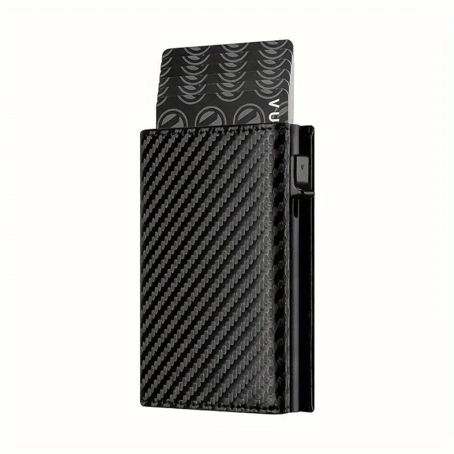 Pop-Up Card Holder Wallet — RFID Blocking, with Zip Coin Pocket — product image 9