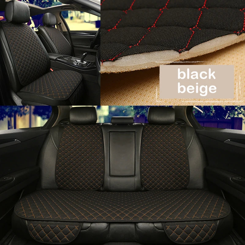 Linen Car Seat Covers — Breathable Flax, Front, Rear or Full Set — product image 19