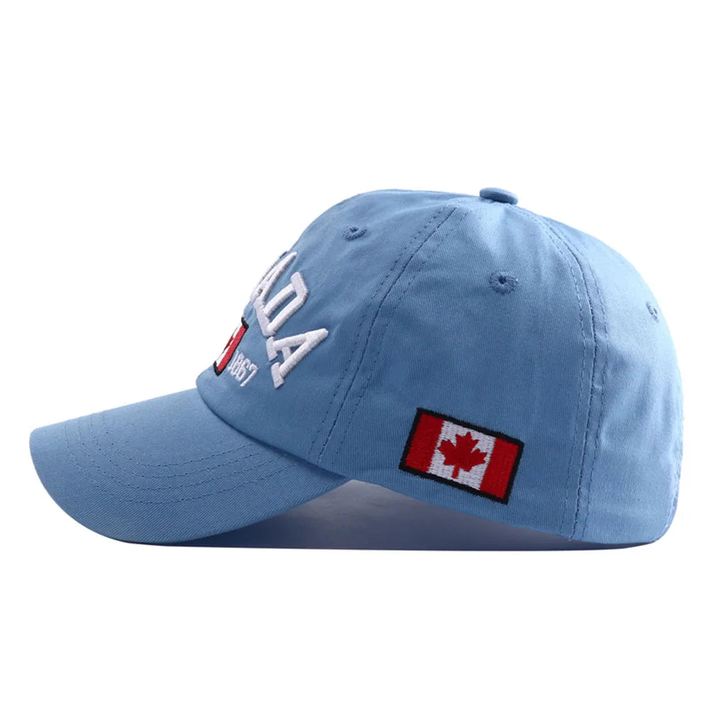 Canada Flag Embroidered Baseball Cap — Adjustable Snapback — product image 2