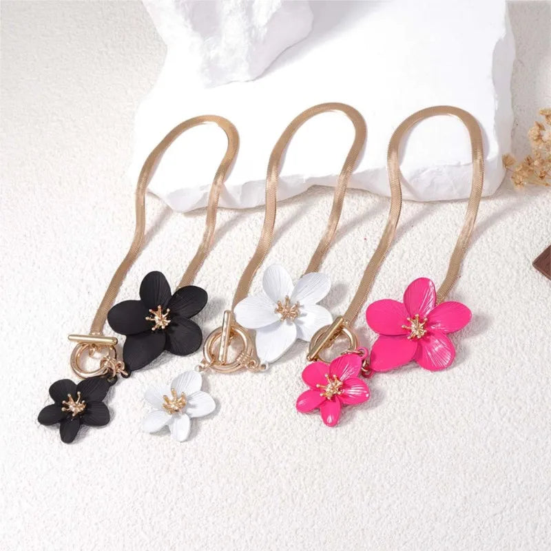 Flower Pendant Anklet — product image 3