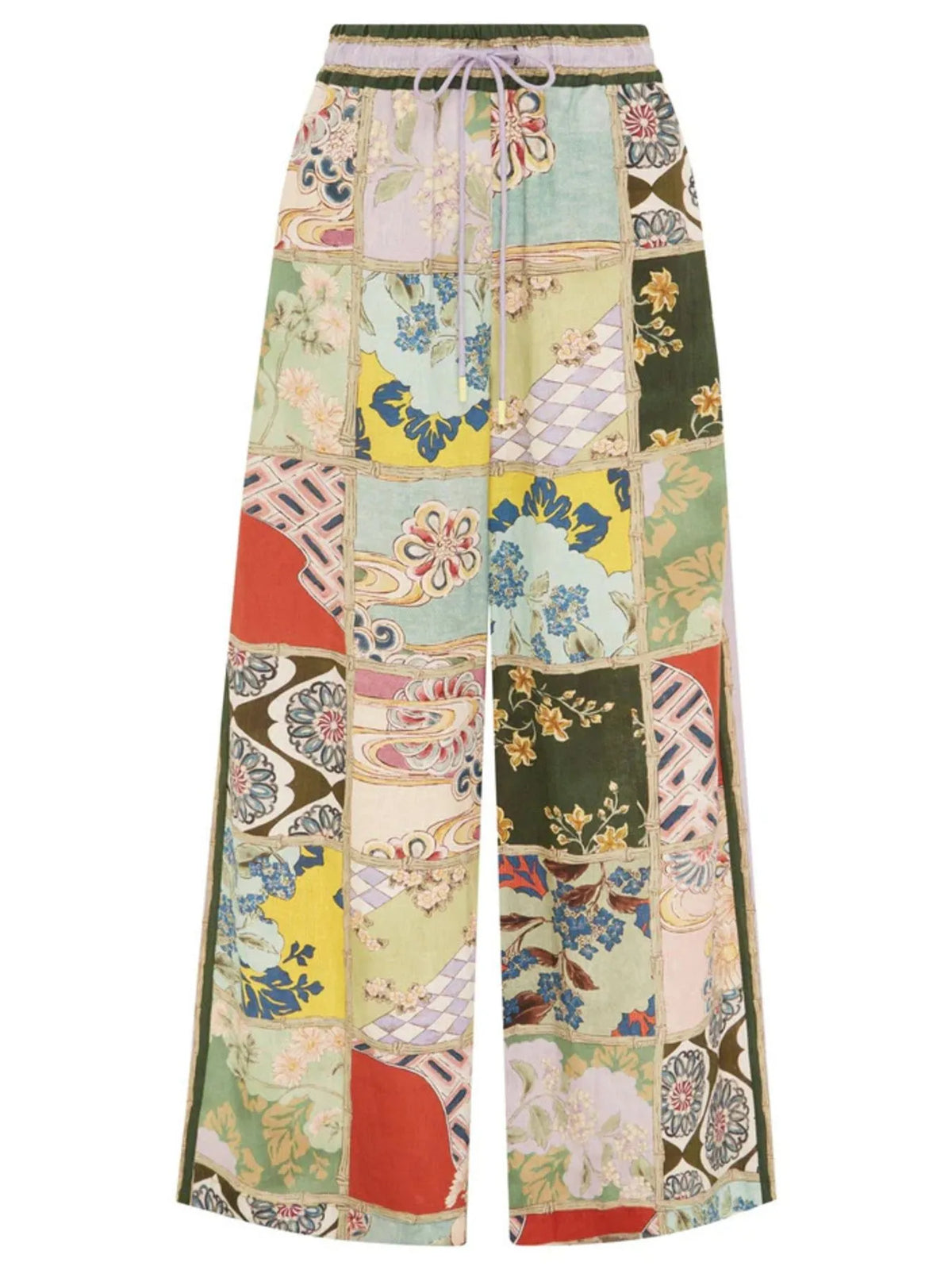 Printed Button Up Shirt and Pants Set — product image 3
