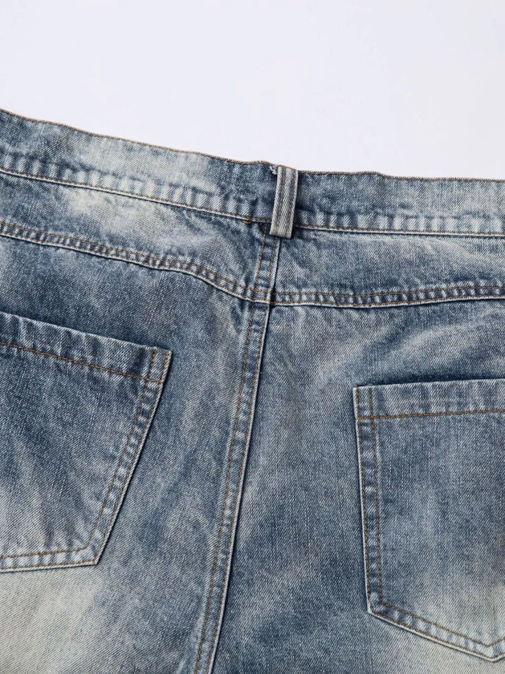 Men's Ruched Wide Leg Jeans — product image 5
