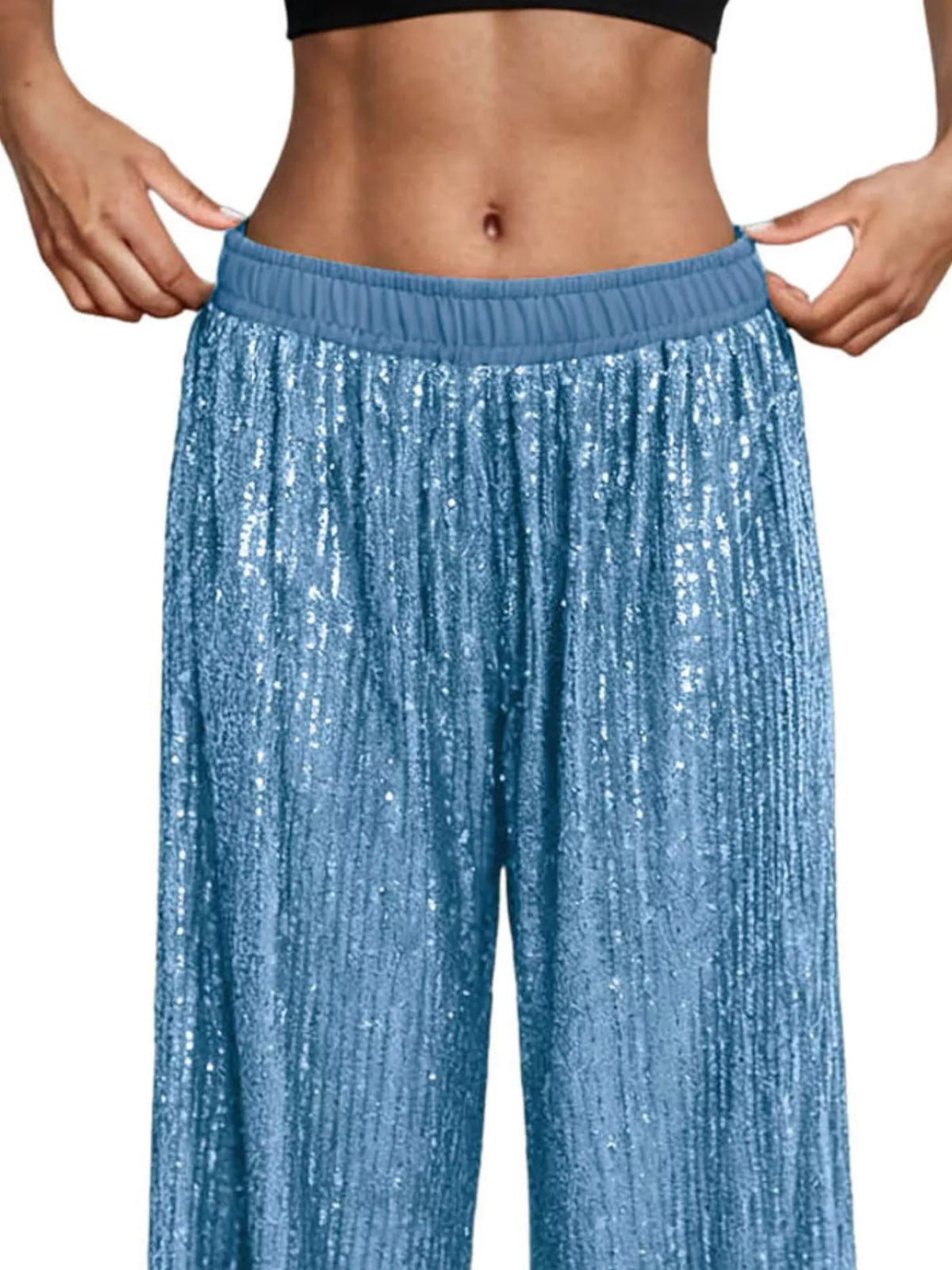 Sequin Wide-Leg Pants — product image 20