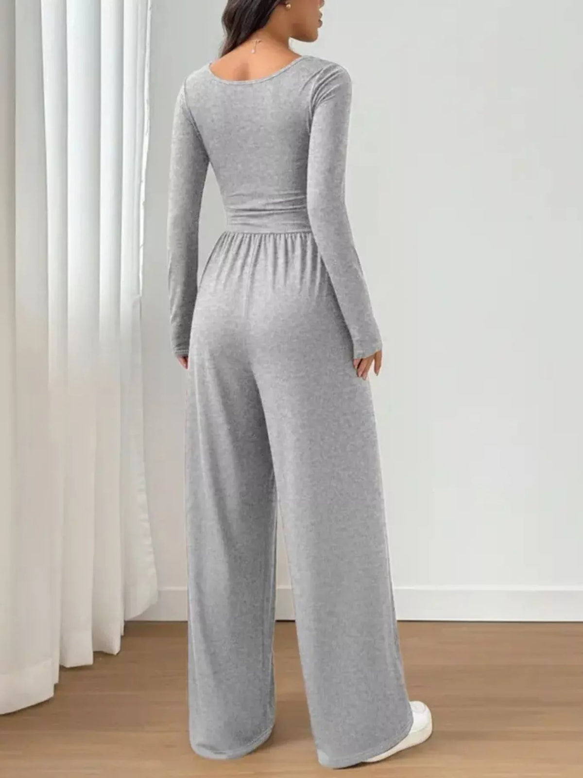 Scoop Neck Wide Leg Jumpsuit — product image 2