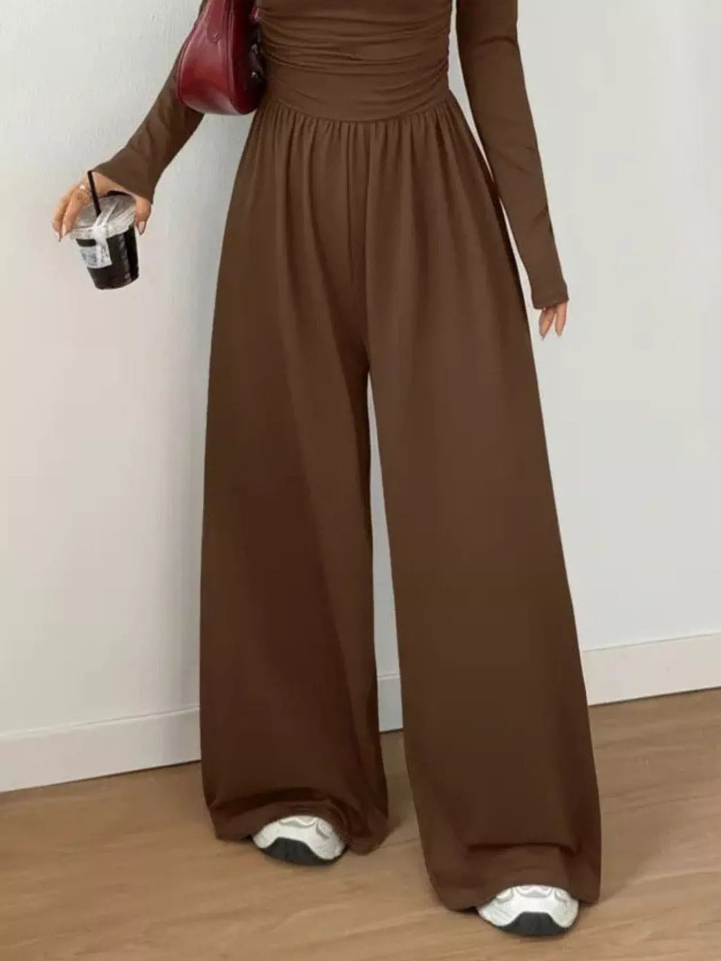 Scoop Neck Wide Leg Jumpsuit — product image 9
