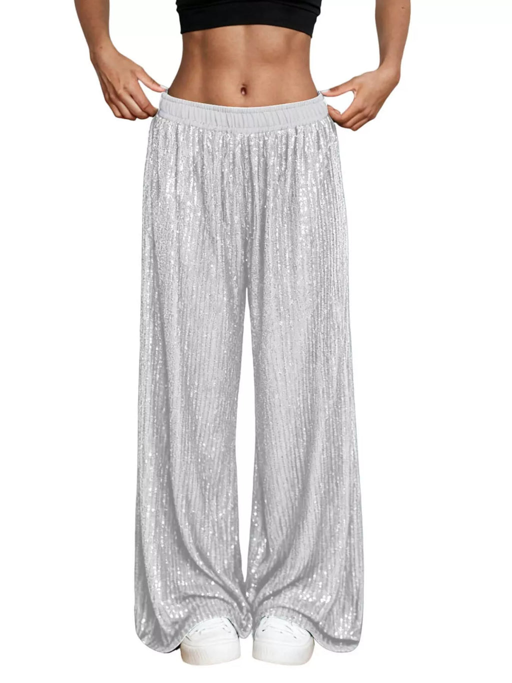Sequin Wide-Leg Pants — product image 7