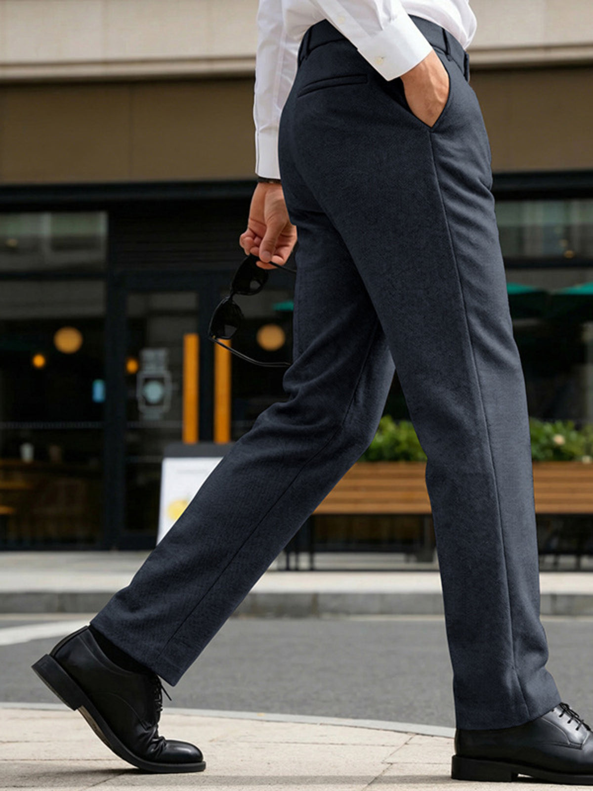 Men's Classic Fit Dress Pants — Plus Size — product image 12