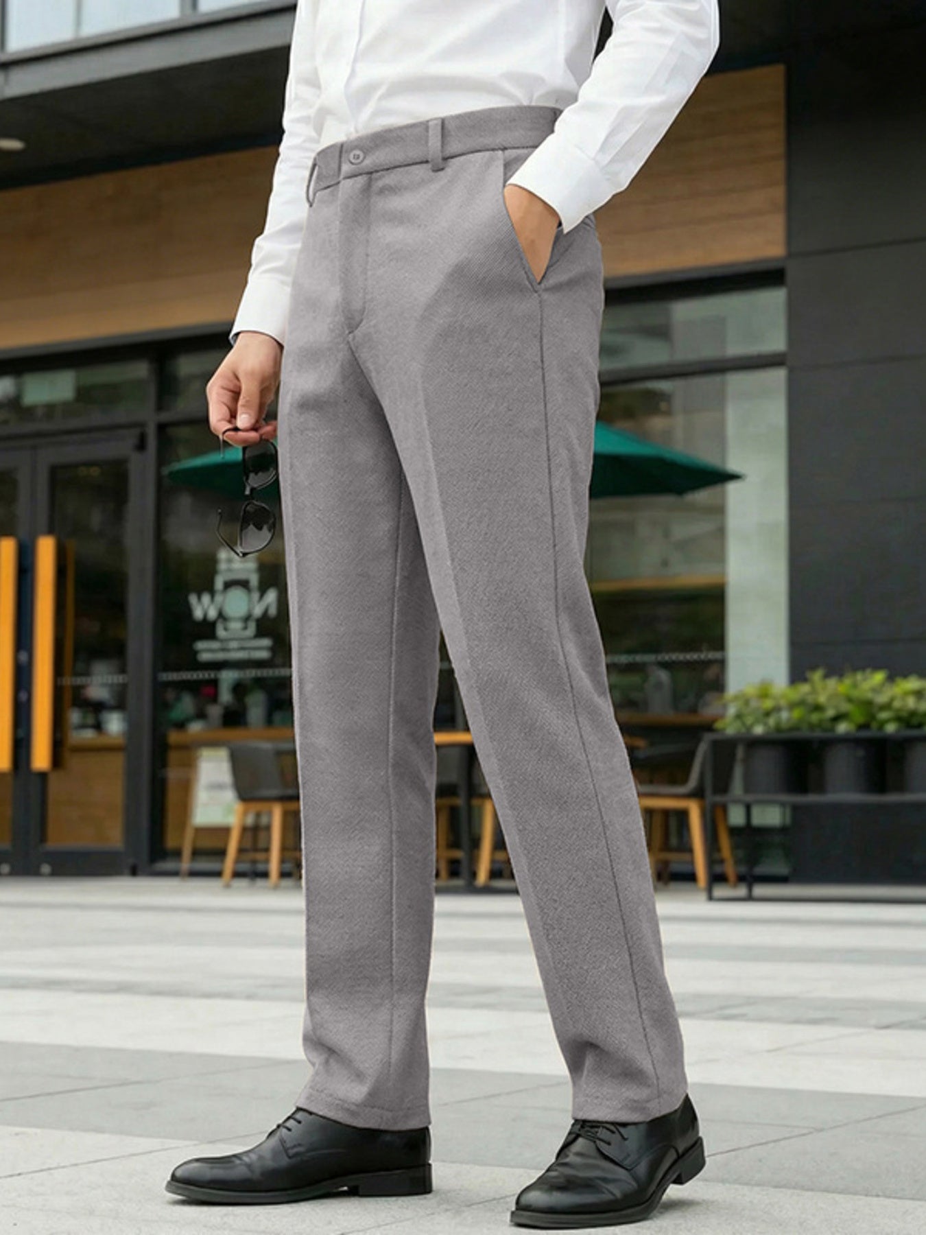 Men's Classic Fit Dress Pants — Plus Size — product image 4