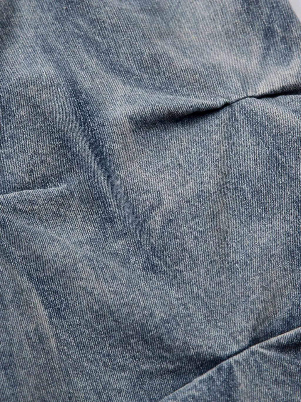 Men's Ruched Wide Leg Jeans — product image 8