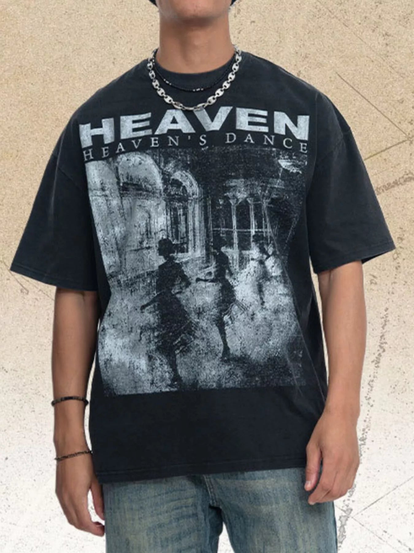 Men's Graphic Round Neck Short Sleeve T-Shirt — product image 2