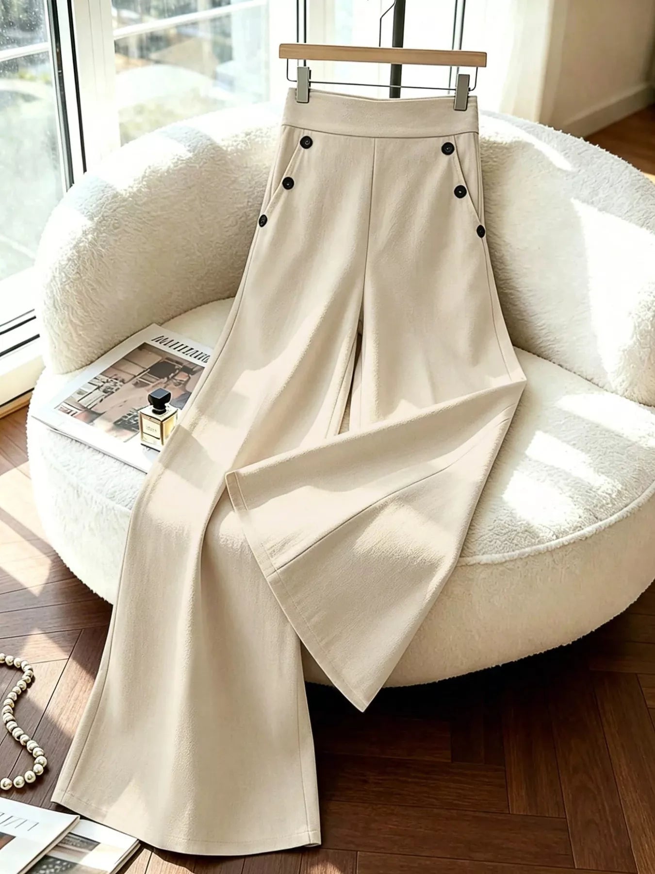 High-Waisted Wide-Leg Pants — product image 4