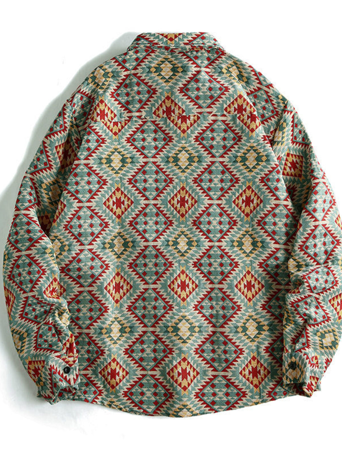 Men's Geometric Button Up Shacket — product image 4